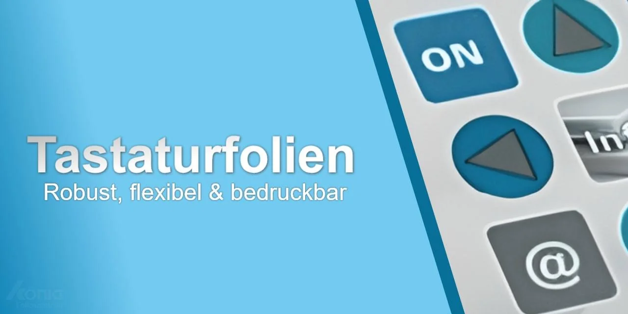 Bild von robusten, flexiblen und bedruckbaren Tastaturfolien